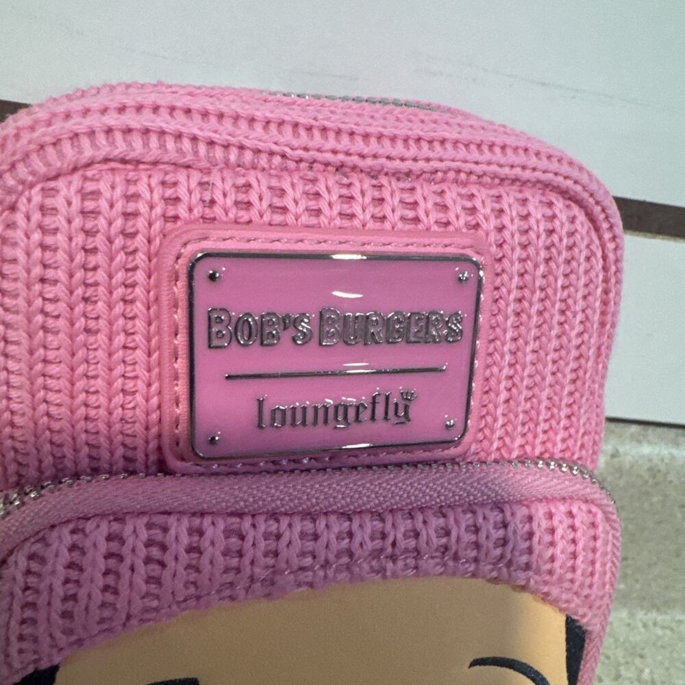 Loungefly Bob's Burgers Louise Cosplay Cell Phone Crossbody Bag w/ Glow Coin Bag - Picture 3 of 6